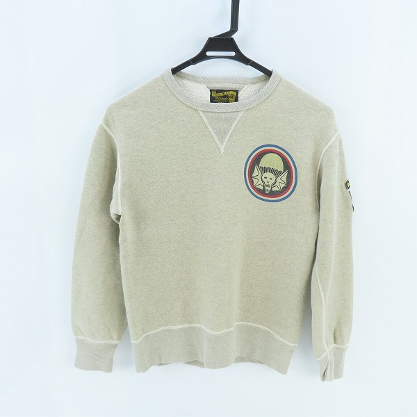 実際に弊社で買取させて頂いたThe REAL McCOY'S/リアルマッコイズ MILITARY AIR BOURNE 両面Vガゼット スウェット /S