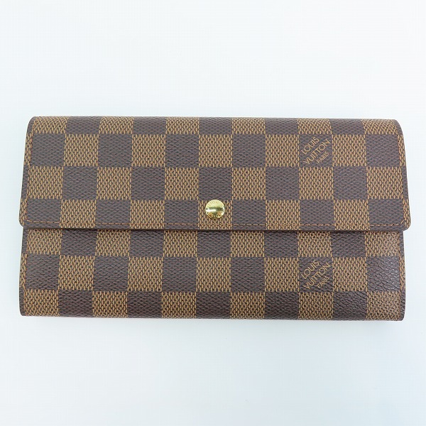 実際に弊社で買取させて頂いたLOUIS VUITTON/ルイ ヴィトン ダミエ ポルトフォイユ サラ 二つ折り長財布 N61734