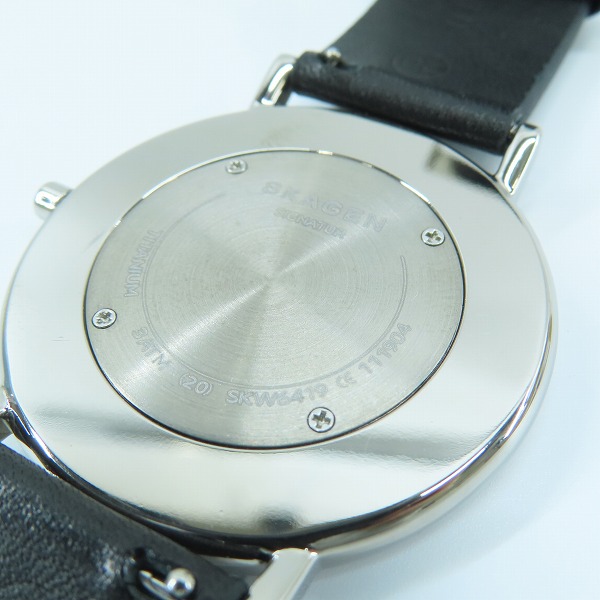 実際に弊社で買取させて頂いたSKAGEN/スカーゲン クォーツ腕時計 SKW6419の画像 3枚目