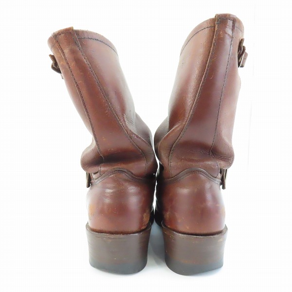 実際に弊社で買取させて頂いたRED WING/レッドウィング エンジニアブーツ 羽タグ PT83/8Dの画像 1枚目