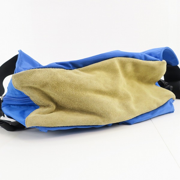実際に弊社で買取させて頂いたHEAD PORTER/ヘッドポーター WAIST BAG ウエストバッグ 鞄 ブルーの画像 2枚目