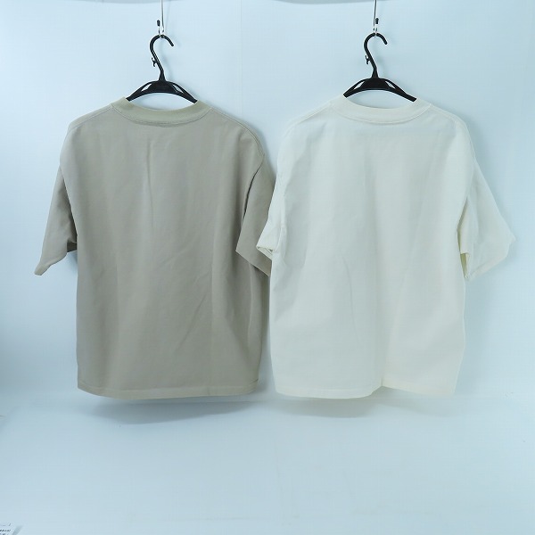 実際に弊社で買取させて頂いたAURALEE/オーラリー 20SS STAND UP TEE/スタンドアップTシャツ /A20ST01SU/4/2点セットの画像 1枚目