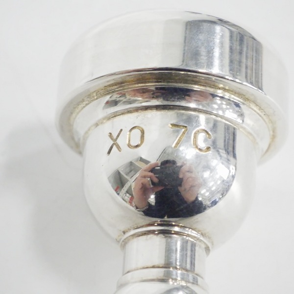 実際に弊社で買取させて頂いたXO/エックスオー 7C トランペット用マウスピース シルバーの画像 1枚目