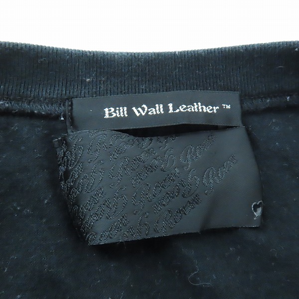 実際に弊社で買取させて頂いたRoen×BILL WALL LEATHER/ビルウォールレザー×ロエン シルバーチャーム付き プリント Tシャツ 78147803 /50の画像 2枚目