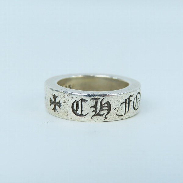 実際に弊社で買取させて頂いたCHROME HEARTS/クロムハーツ 6mmスペーサーリング FOREVER/フォーエバー/10.5号の画像 1枚目