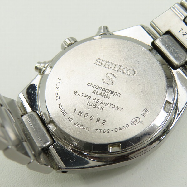 実際に弊社で買取させて頂いたSEIKO/セイコー クロノグラフ デイト クォーツ/ウォッチ/腕時計 7T62-0AA0の画像 4枚目