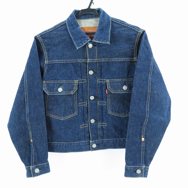 実際に弊社で買取させて頂いたLEVIS/リーバイス 507 J22 日本製 復刻 2ndモデル デニムジャケット /34