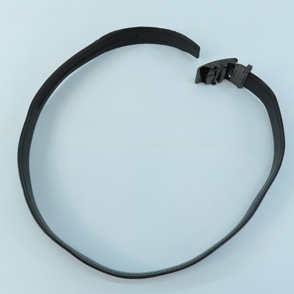 実際に弊社で買取させて頂いたHUGO BOSS/ヒューゴボス ベルト レザー/革 ブラック の画像 5枚目