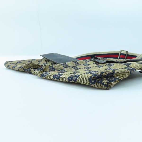 実際に弊社で買取させて頂いたGUCCI/グッチ シェリーライン GGキャンバス ウエストバッグ ボディーバッグの画像 2枚目