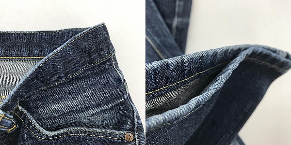 実際に弊社で買取させて頂いたLee/リー ストレートジーンズ デニムパンツ 01020/W33の画像 8枚目