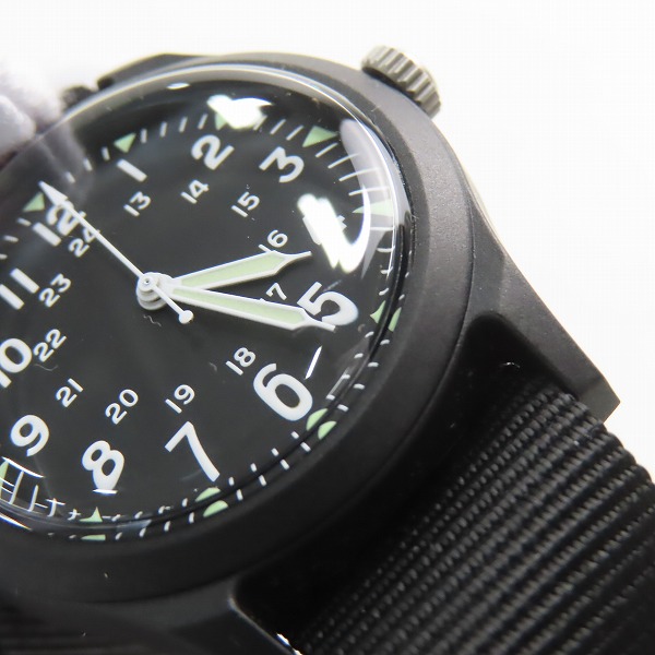実際に弊社で買取させて頂いたALPHA INDUSTRIES/アルファインダストリーズ ミリタリーウォッチ ALW-46374の画像 4枚目