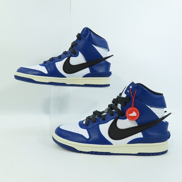 実際に弊社で買取させて頂いたNIKE×AMBUSH/ナイキ×アンブッシュ DUNK HIGH DEEP ROYAL/ダンクハイ ディープロイヤル CU7544-400/26.5の画像 3枚目