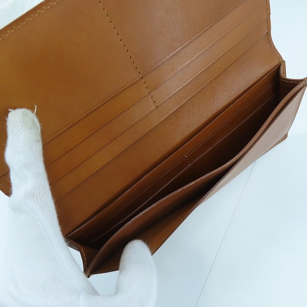 実際に弊社で買取させて頂いた土屋鞄製造所/ツチヤカバン コードバン 2つ折り 長財布/ロングウォレットの画像 3枚目