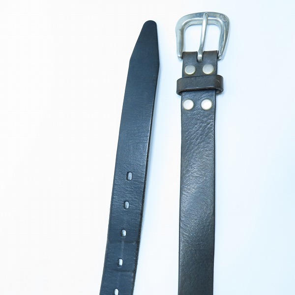 実際に弊社で買取させて頂いたBARK TANNAGE/バークタンネイジ レザーベルトの画像 1枚目