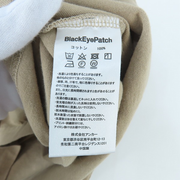 実際に弊社で買取させて頂いたTHE BLACK EYE PATCH/ブラックアイパッチ BIG BUSINESS プリント Tシャツ /Lの画像 3枚目