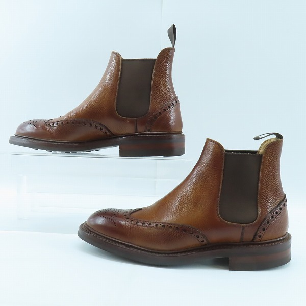 実際に弊社で買取させて頂いたCROCKETT&JONES/クロケット&ジョーンズ NEWBURY/ニューベリー サイドゴアブーツ ラスト335/5Eの画像 3枚目