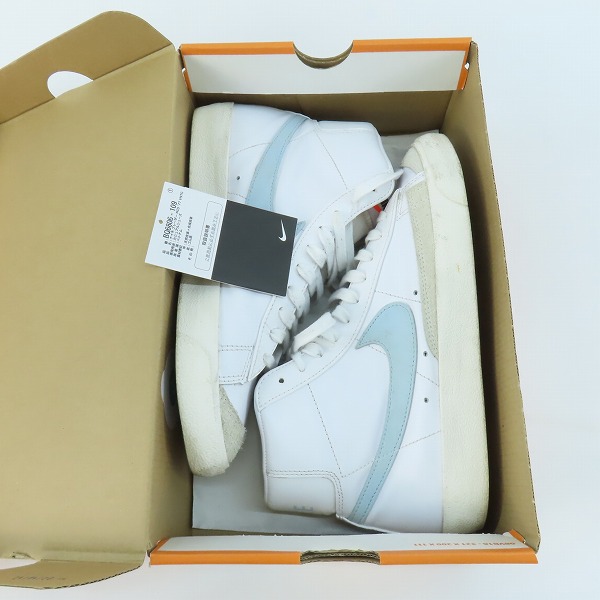 実際に弊社で買取させて頂いたNIKE/ナイキ BLAZER MID 77 VNTG/ブレザーミッド ヴィンテージ ホワイト/セレスタインブルー BQ6806-109/26.0の画像 8枚目