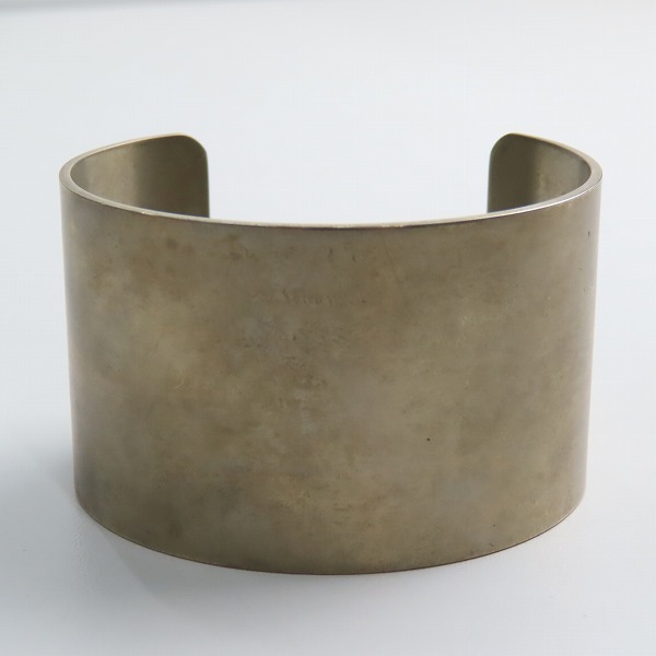 実際に弊社で買取させて頂いたAMP JAPAN/アンプジャパン German Silver Plane Bangle バングル 15AT-351の画像 1枚目