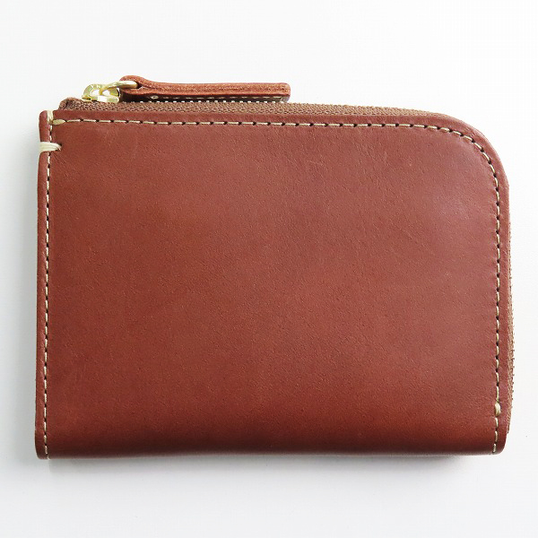 実際に弊社で買取させて頂いた土屋鞄製造所/ツチヤカバン L字ファスナー レザー ウォレット/コインケース/小銭入れ ブラウン