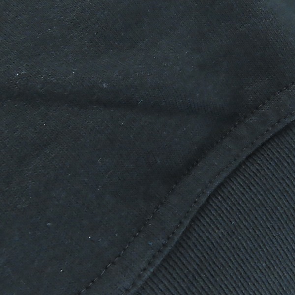 実際に弊社で買取させて頂いたHERMES/エルメス 19AW Ex-Libris Dragon エクスリブリス ドラゴン ラムレザーパッチ プルオーバーフーディ パーカー XLの画像 8枚目