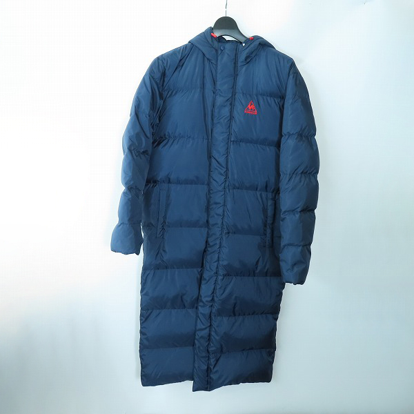 実際に弊社で買取させて頂いたle coq sportif/ルコックスポルティフ ロングコート ダウンコート ロゴ/ネイビー/100-84-7F/QB-580473/O