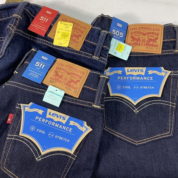 実際に弊社で買取させて頂いた【おまとめ/未使用】LEVIS/リーバイス 505/511 デニムパンツの画像 2枚目