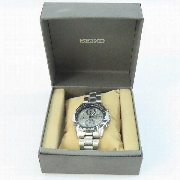 実際に弊社で買取させて頂いたSEIKO/セイコー CHRONOGRAPH/クロノグラフ クオーツ 腕時計 7T92-0FD0【動作未確認】の画像 6枚目