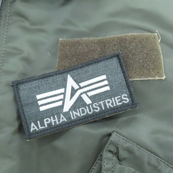 実際に弊社で買取させて頂いたALPHA INDUSTRIES/アルファ インダストリーズ N-2B ミリタリー フライトジャケット MIL-J-6278F/Mの画像 3枚目