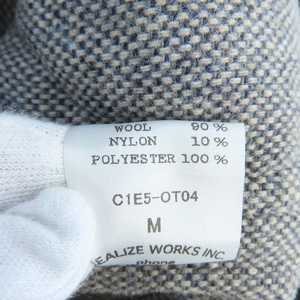 実際に弊社で買取させて頂いたTHE CRIMIE/クライミー ウールコート C1E5-OT4/Mの画像 4枚目