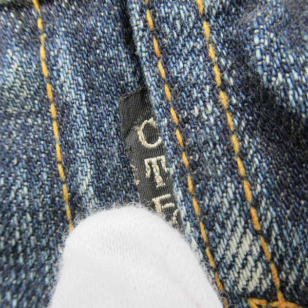 実際に弊社で買取させて頂いたCOOTIE/クーティー ヴィンテージ加工 3rd type/デニムジャケット/Lの画像 3枚目