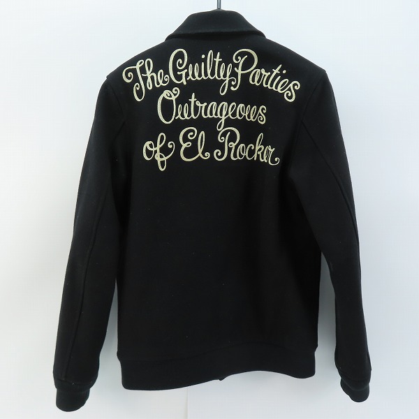 実際に弊社で買取させて頂いたWACKO MARIA/ワコマリア チェーン刺繍 ウール ワークジャケット/Sの画像 1枚目