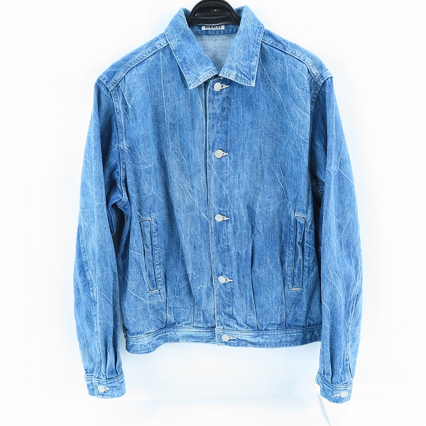 実際に弊社で買取させて頂いたAURALEE/オーラリー SELVEDGE FADED LIGHT DENIM BLOUSON デニムブルゾン A23SB01DE/5