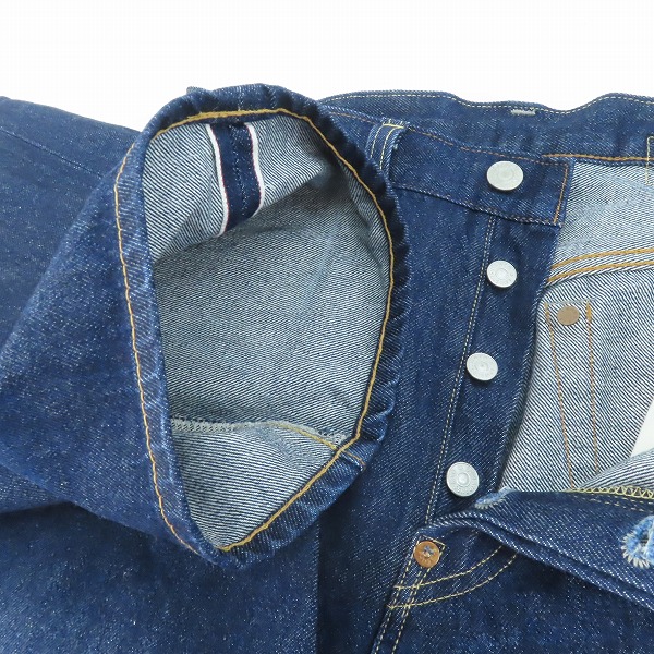 実際に弊社で買取させて頂いたLEVIS/リーバイス  LVC/VINTAGE CLOTHING 501XX 復刻1937年モデル シンチバック デニムパンツ 37501-0015/W36L34の画像 8枚目
