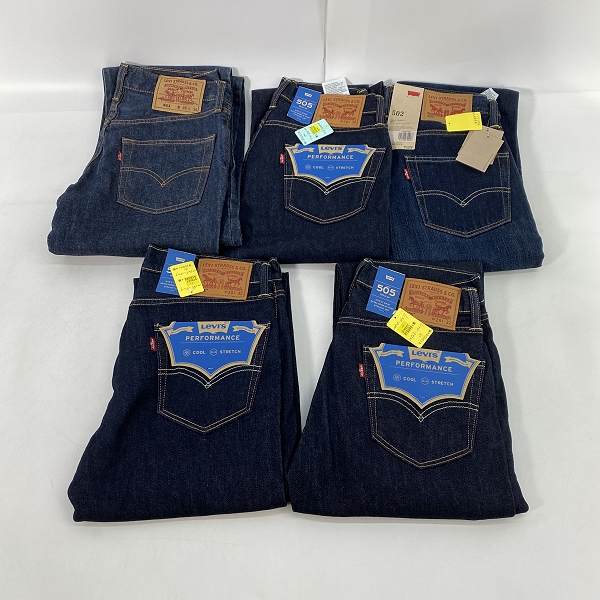 実際に弊社で買取させて頂いた【おまとめ/未使用含む】LEVIS/リーバイス 505/502/511 デニムパンツ