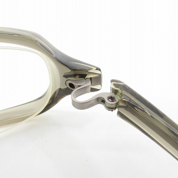 実際に弊社で買取させて頂いた999.9/フォーナインズ 度入り 眼鏡/メガネフレーム アイウェア フルリム NP-51の画像 6枚目