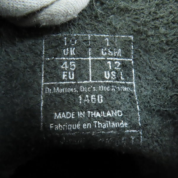 実際に弊社で買取させて頂いたDr.Martens/ドクターマーチン 8EYE 8ホール ブーツ ホワイトステッチ 1460 WS UK10の画像 5枚目