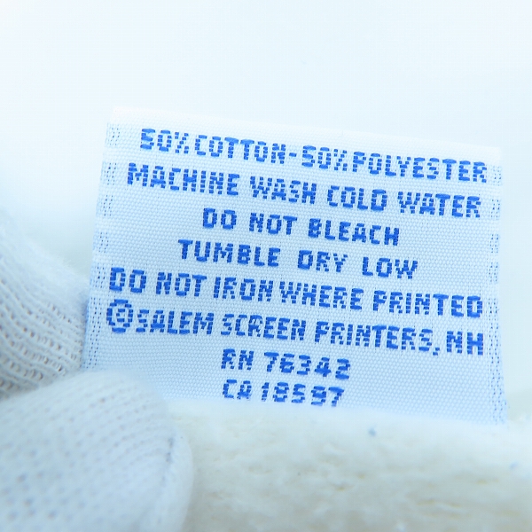 実際に弊社で買取させて頂いたSALEM/サレム ビンテージ 1992年 バルセロナ五輪 バスケット ドリームチーム プリント スウェットトレーナー/XLの画像 3枚目