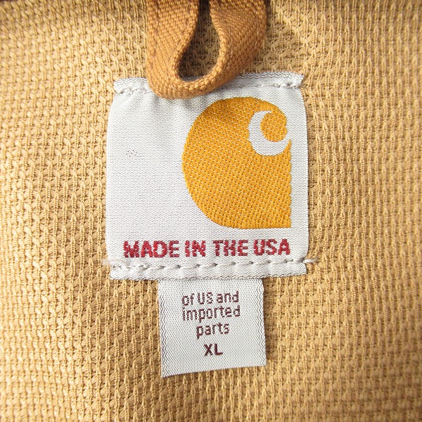 実際に弊社で買取させて頂いたCarhartt/カーハート Active Jacket Thermal Lined アクティブジャケット J131-BRN/XLの画像 2枚目