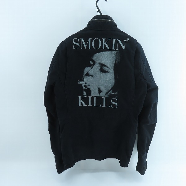 実際に弊社で買取させて頂いたHYSTERIC GLAMOUR/ヒステリックグラマー M-65 フィールドジャケット SMOKIN KILLS 4AB-1261/Sの画像 1枚目