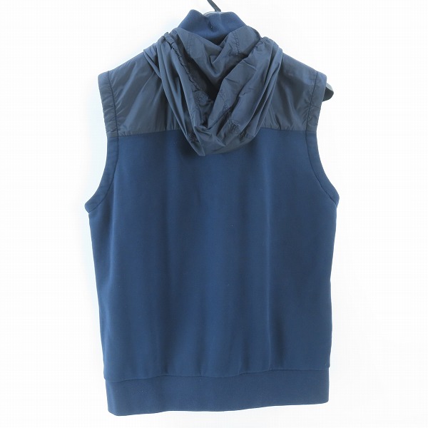 実際に弊社で買取させて頂いたMONCLER/モンクレール MAGLIA GILET/マグリアジレ 切り替えベスト/フード付き XLの画像 1枚目