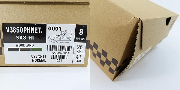 実際に弊社で買取させて頂いたVANS×SOPHNET./バンズ×ソフネット SK8-HI V38SOPHNET. 555000-0001 /26の画像 9枚目