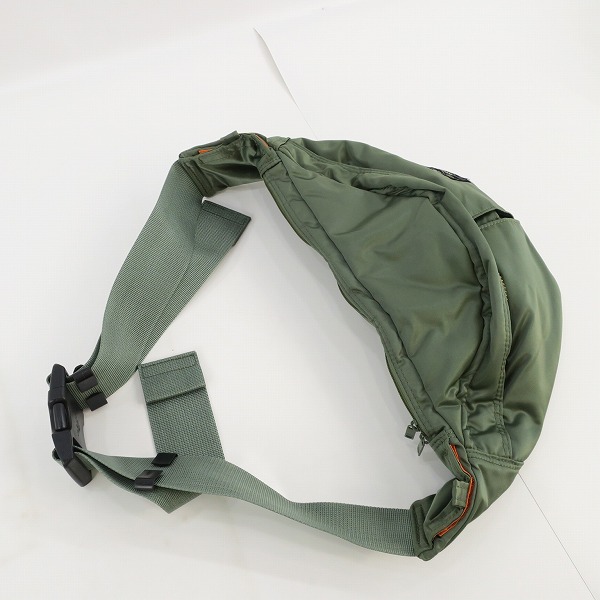 実際に弊社で買取させて頂いたPORTER/ポーター TANKER タンカー WAIST BAG ウエストバッグ カーキの画像 5枚目