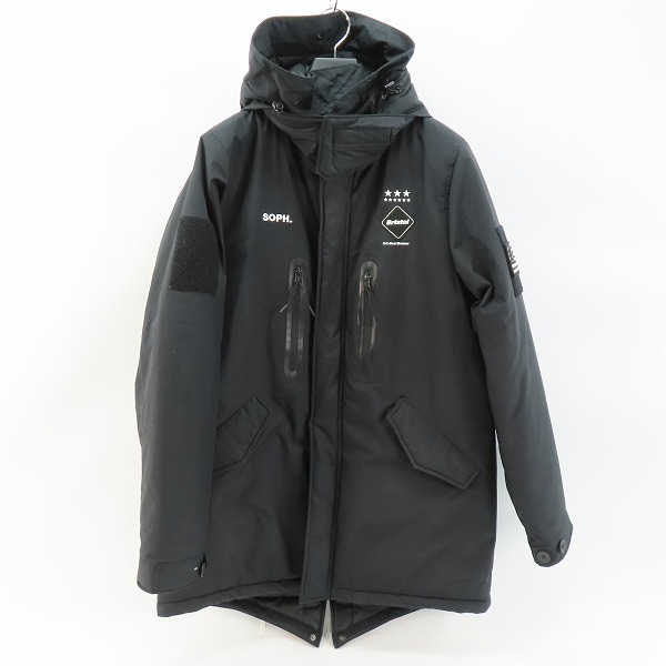 実際に弊社で買取させて頂いたF.C.Real Bristol/エフシーレアルブリストル 16A/W PADDED FIELD COAT フィールドコート FCRB-167024 S