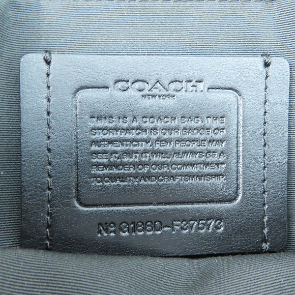 実際に弊社で買取させて頂いたCOACH/コーチ シグネチャー ボディバッグ ショルダー F37573の画像 5枚目