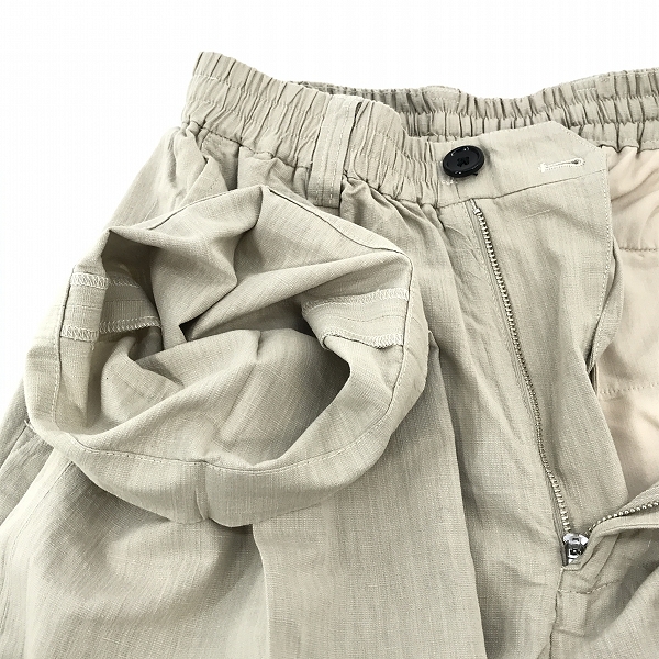 実際に弊社で買取させて頂いたURBAN RESEARCH/アーバンリサーチ LINENイージートラウザー グレージュ UR35-14B008/Sの画像 3枚目