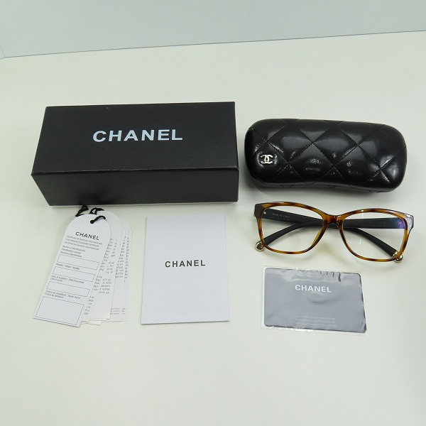 実際に弊社で買取させて頂いたCHANEL/シャネル ココマーク 眼鏡/メガネフレームの画像 9枚目