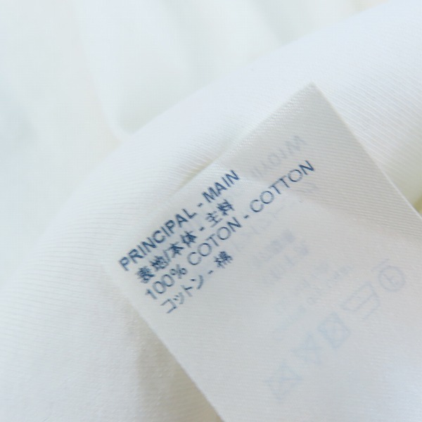 実際に弊社で買取させて頂いた【JPタグ】LOUIS VUITTON/ルイヴィトン 20SS ウィズチェーンジャガードリブカラーTシャツ RM201M NPG HIY01W/XLの画像 4枚目