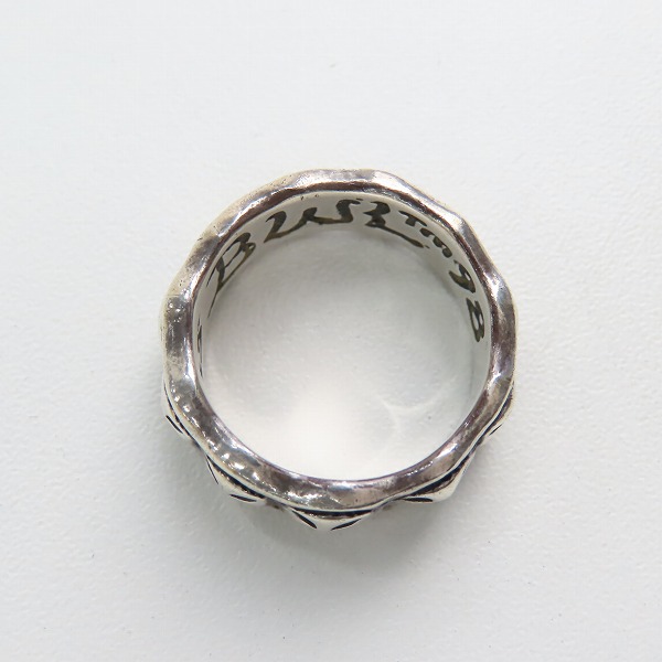 実際に弊社で買取させて頂いたBWL/Bill Wall Leather/ビルウォールレザー ミニクロスリング/19号の画像 5枚目