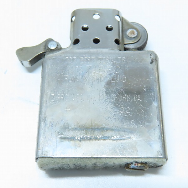 実際に弊社で買取させて頂いたZIPPO/ジッポー ZERO HALLIBURTON ゼロハリバートン 02年製の画像 5枚目