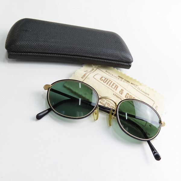 実際に弊社で買取させて頂いたCUTLER AND GROSS/カトラーアンドグロス ヴィンテージ/ビンテージ サングラス/アイウェア Mod.0394の画像 9枚目